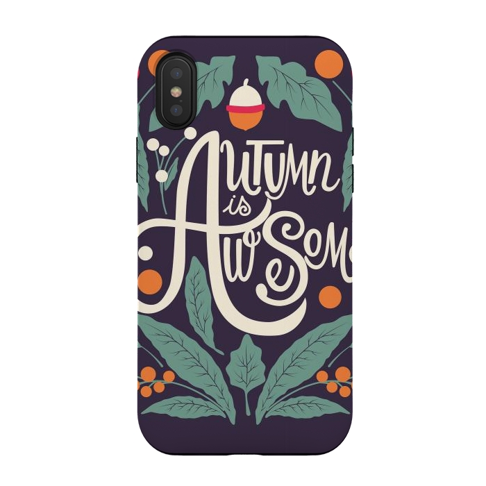 iPhone Xs / X StrongFit Autumn is awesome, 002 by Jelena Obradovic