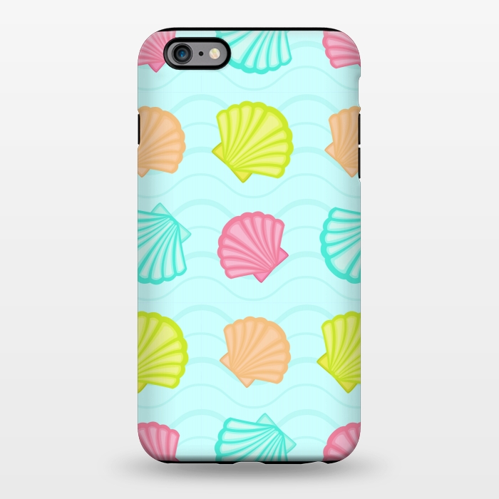 iPhone 6/6s plus StrongFit SEA SHELLS PATTERN by MALLIKA