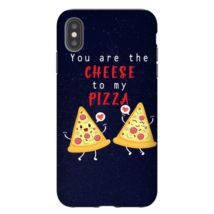 iPhone Xs Max StrongFit YOU ARE THE CHEESE TO MY PIZZA by MALLIKA