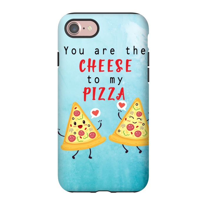 iPhone 7 StrongFit CHEESE TO MY PIZZA by MALLIKA