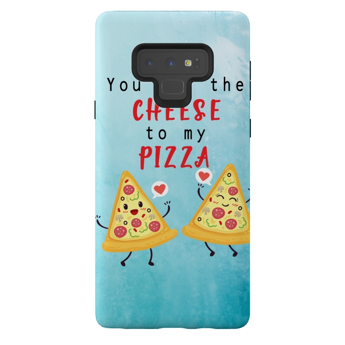 Galaxy Note 9 StrongFit CHEESE TO MY PIZZA by MALLIKA