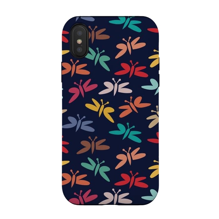 iPhone Xs / X StrongFit Butterflies by Majoih