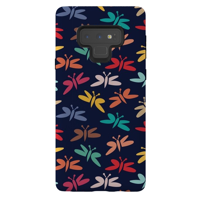 Galaxy Note 9 StrongFit Butterflies by Majoih