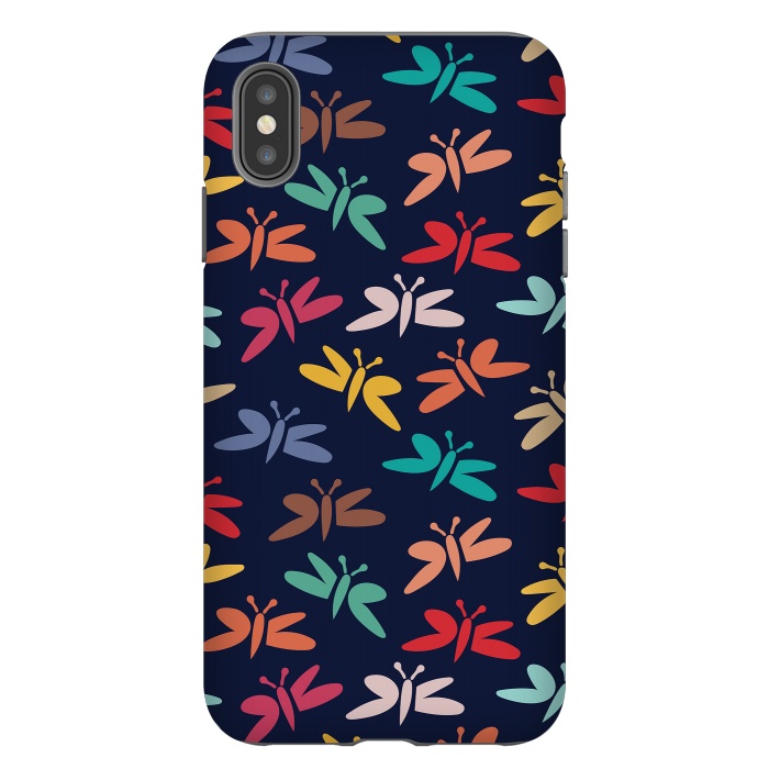 iPhone Xs Max StrongFit Butterflies by Majoih