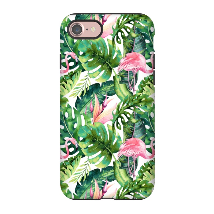 iPhone 7 StrongFit Flamingo Tropical || by Uma Prabhakar Gokhale