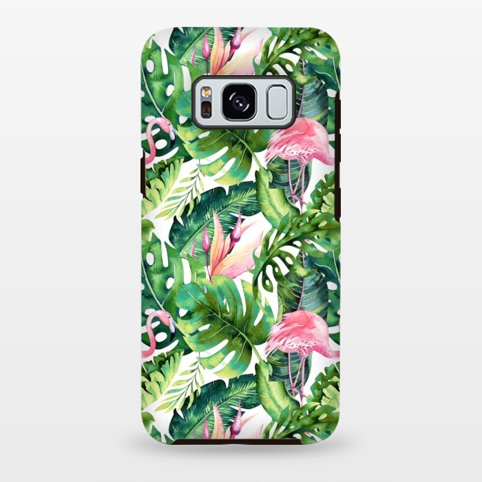Galaxy S8 plus StrongFit Flamingo Tropical || by Uma Prabhakar Gokhale