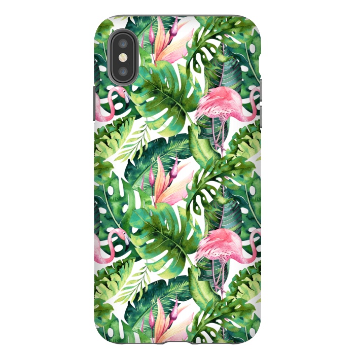 iPhone Xs Max StrongFit Flamingo Tropical || by Uma Prabhakar Gokhale