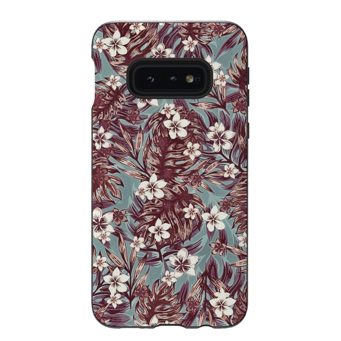 Galaxy S10e StrongFit Tropical design by Jms
