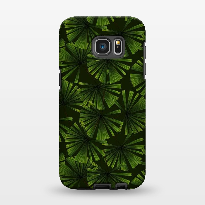 Galaxy S7 EDGE StrongFit Palm leaves 2 by Katerina Kirilova