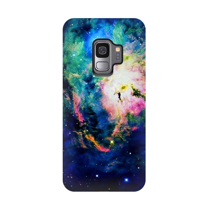 Galaxy S9 StrongFit colorful nebula by haroulita