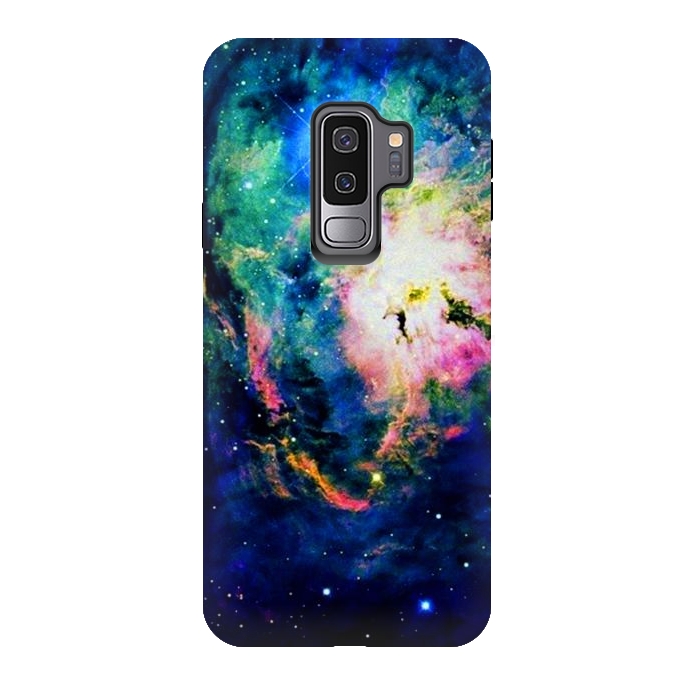Galaxy S9 plus StrongFit colorful nebula by haroulita