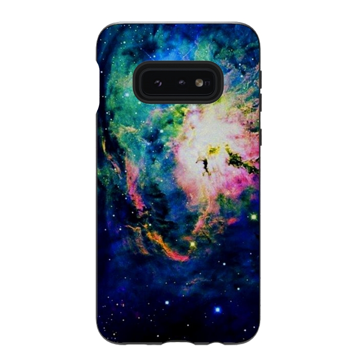 Galaxy S10e StrongFit colorful nebula by haroulita