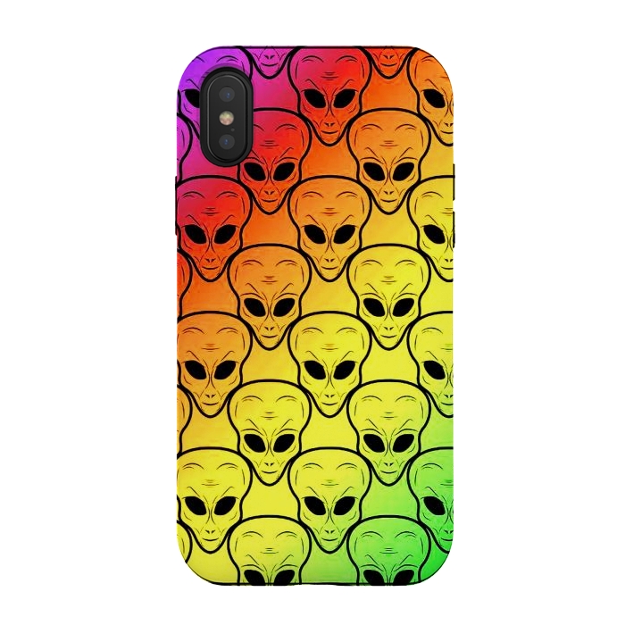 iPhone Xs / X StrongFit aliens by haroulita