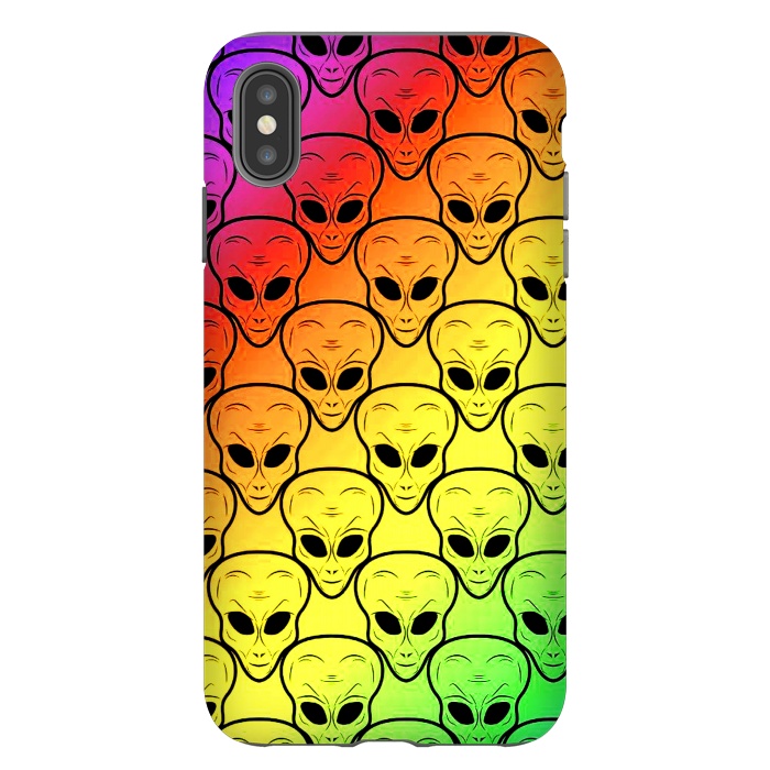 iPhone Xs Max StrongFit aliens by haroulita