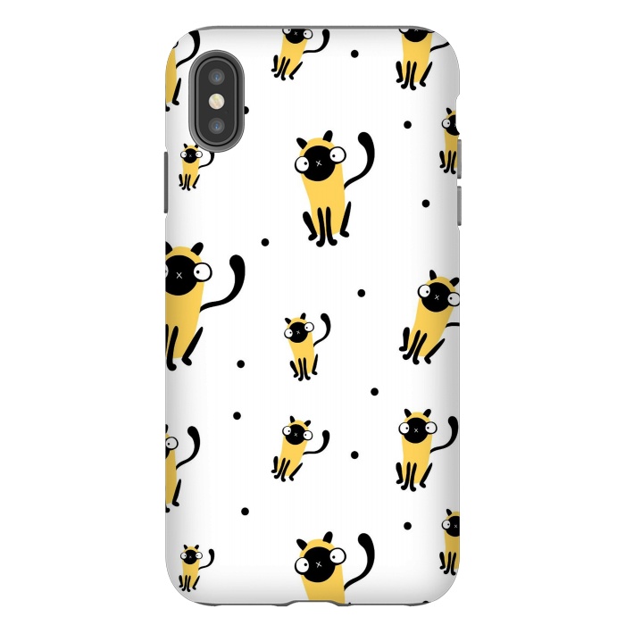 iPhone Xs Max StrongFit cool cats by haroulita