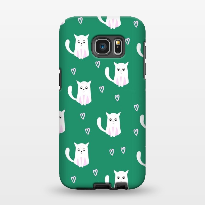 Galaxy S7 EDGE StrongFit cats pattern by haroulita