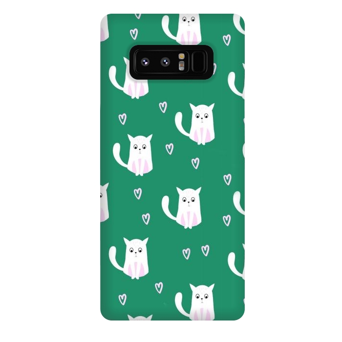 Galaxy Note 8 StrongFit cats pattern by haroulita