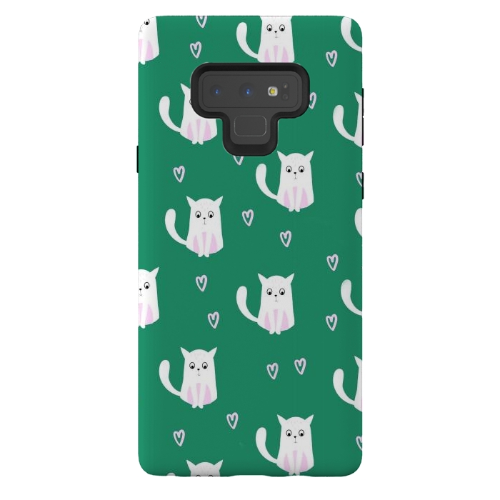 Galaxy Note 9 StrongFit cats pattern by haroulita