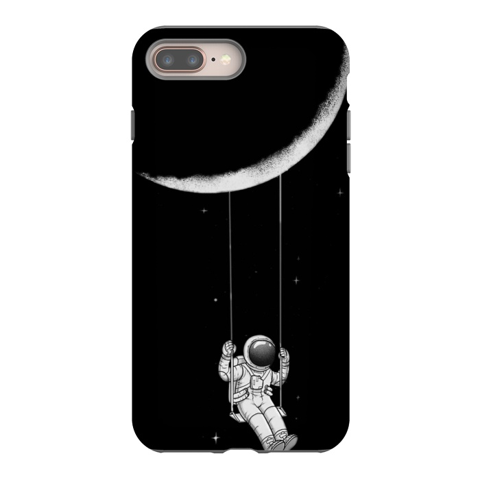 iPhone 7 plus StrongFit moon astronaut by haroulita