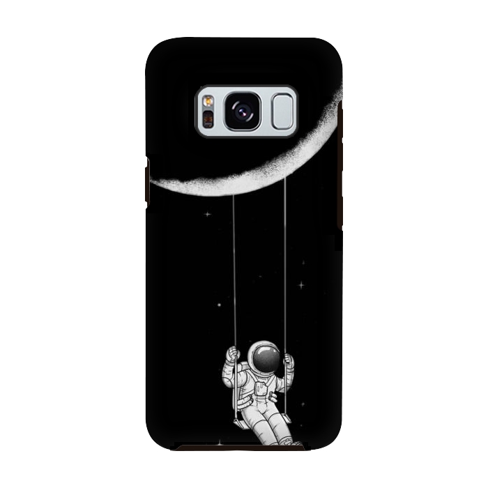 Galaxy S8 StrongFit moon astronaut by haroulita