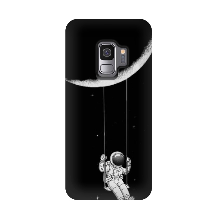 Galaxy S9 StrongFit moon astronaut by haroulita