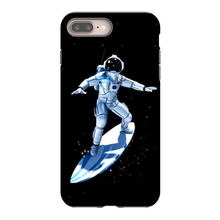 iPhone 7 plus StrongFit surf astronaut by haroulita