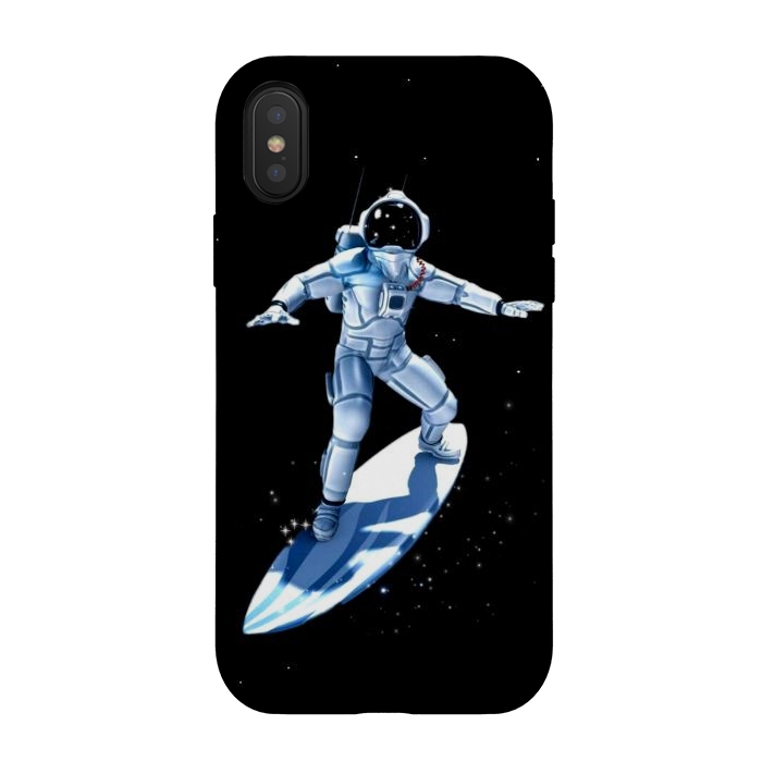 iPhone Xs / X StrongFit surf astronaut by haroulita