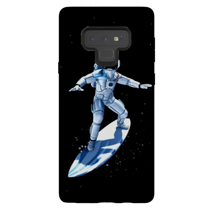 Galaxy Note 9 StrongFit surf astronaut by haroulita