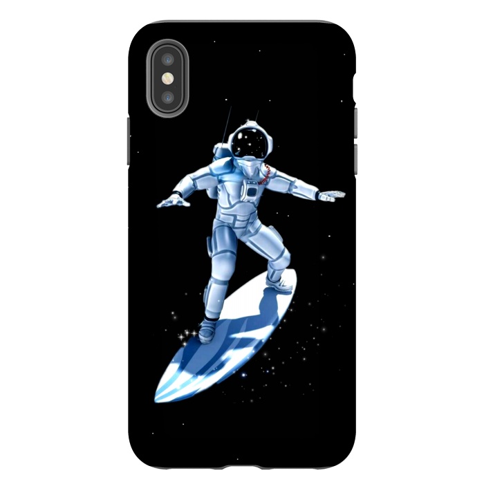 iPhone Xs Max StrongFit surf astronaut by haroulita
