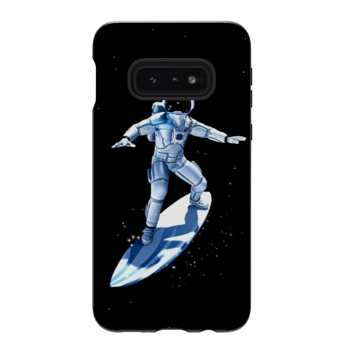 Galaxy S10e StrongFit surf astronaut by haroulita