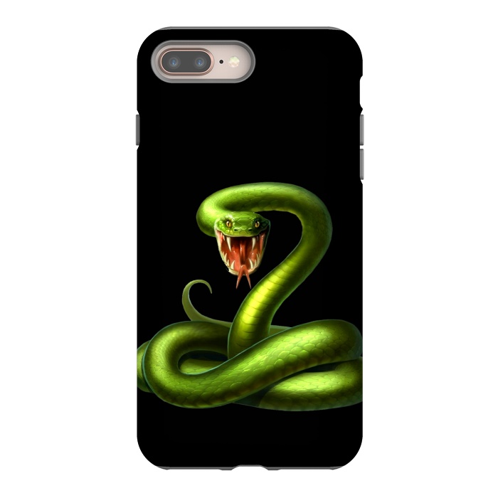 iPhone 7 plus StrongFit green snake by haroulita