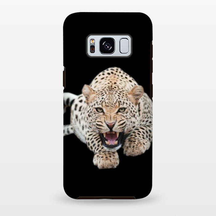 Galaxy S8 plus StrongFit wild leopard by haroulita