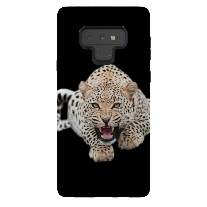 Galaxy Note 9 StrongFit wild leopard by haroulita