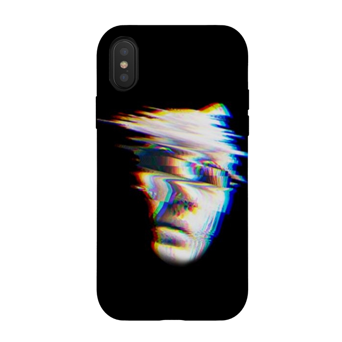 iPhone Xs / X StrongFit glitch horror face by haroulita
