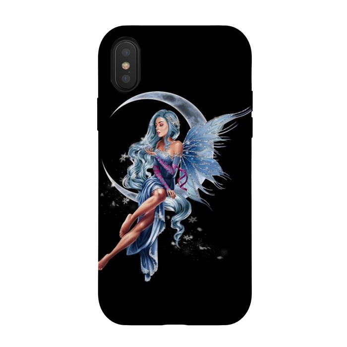 iPhone Xs / X StrongFit moon fairie by haroulita