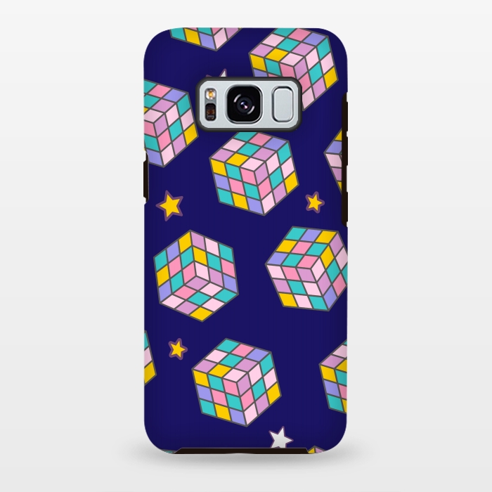 Galaxy S8 plus StrongFit cube game pattern by MALLIKA