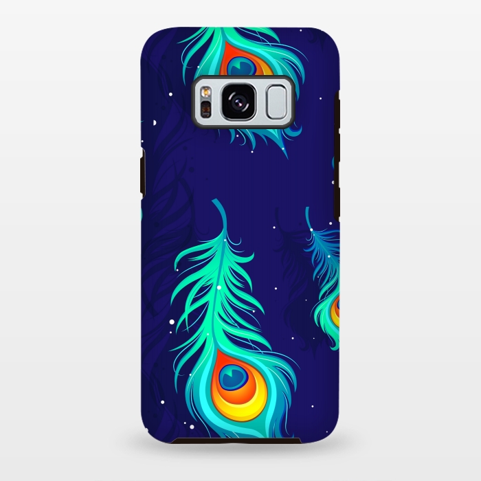 Galaxy S8 plus StrongFit peacock pattern 2  by MALLIKA