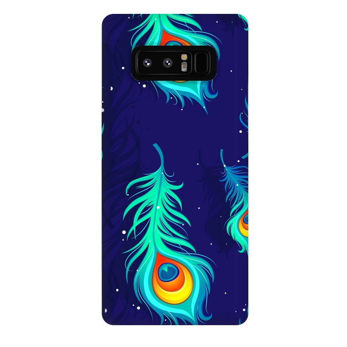 Galaxy Note 8 StrongFit peacock pattern 2  by MALLIKA