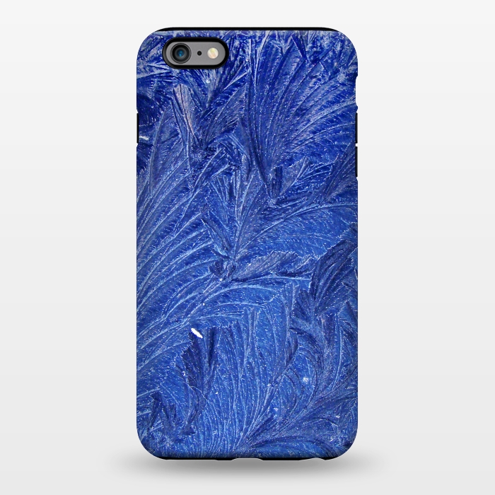 iPhone 6/6s plus StrongFit blue shaded leaves by MALLIKA