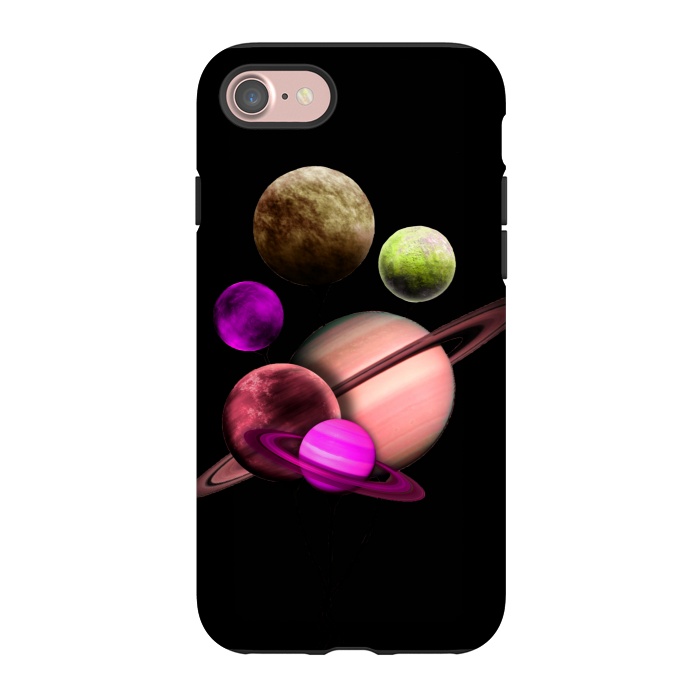 iPhone 7 StrongFit Purple pink space by haroulita