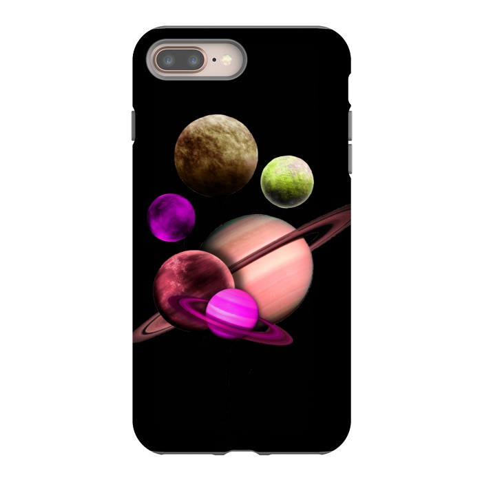 iPhone 7 plus StrongFit Purple pink space by haroulita