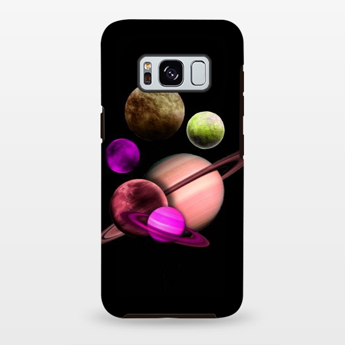 Galaxy S8 plus StrongFit Purple pink space by haroulita