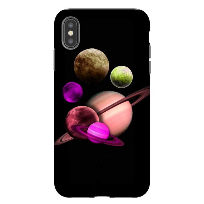 iPhone Xs Max StrongFit Purple pink space by haroulita