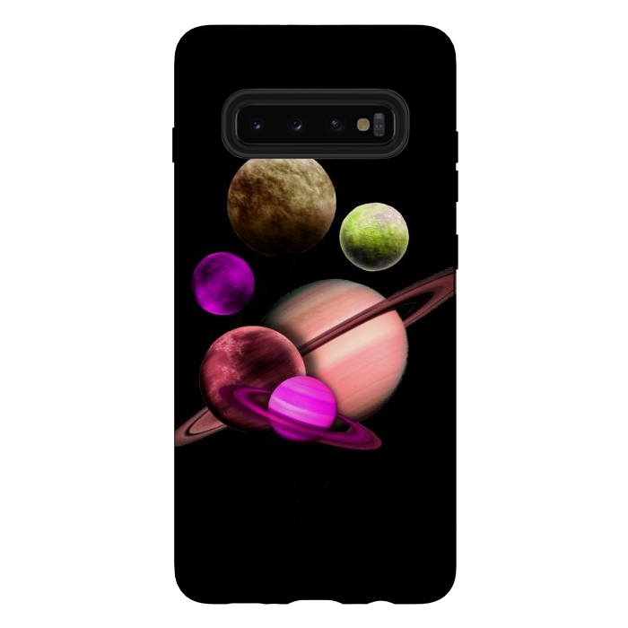 Galaxy S10 plus StrongFit Purple pink space by haroulita