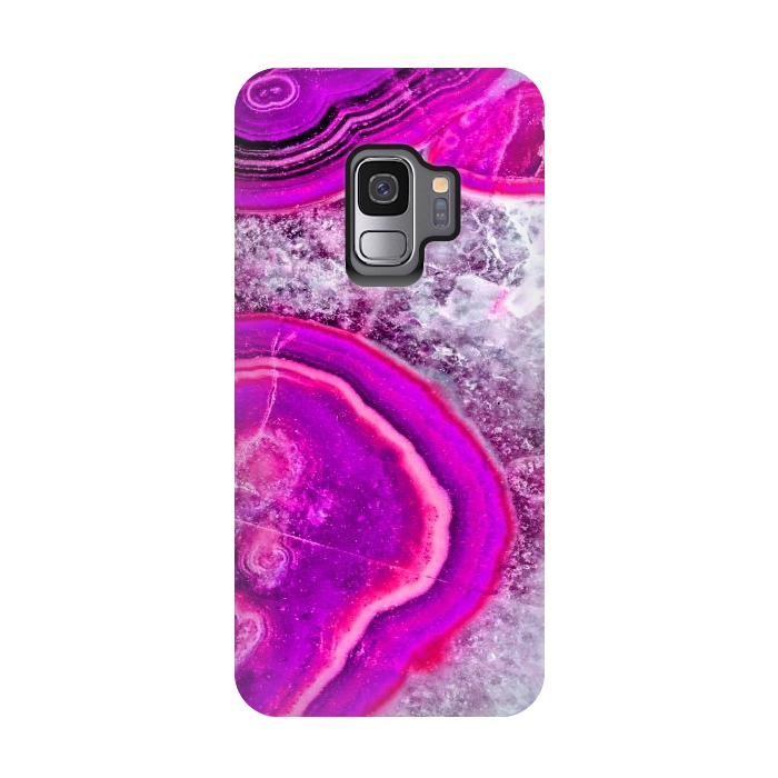 Galaxy S9 StrongFit agate slice by haroulita