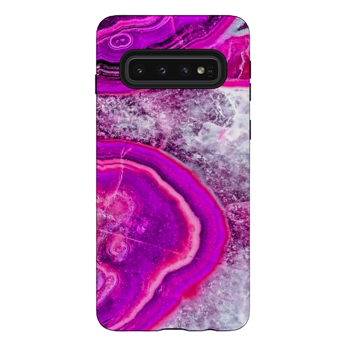 Galaxy S10 StrongFit agate slice by haroulita