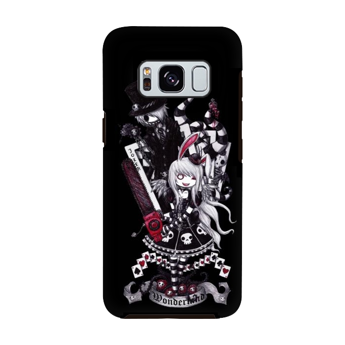 Galaxy S8 StrongFit alice in wonderland by haroulita