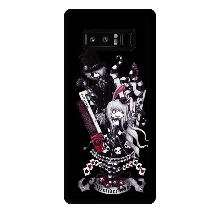 Galaxy Note 8 StrongFit alice in wonderland by haroulita
