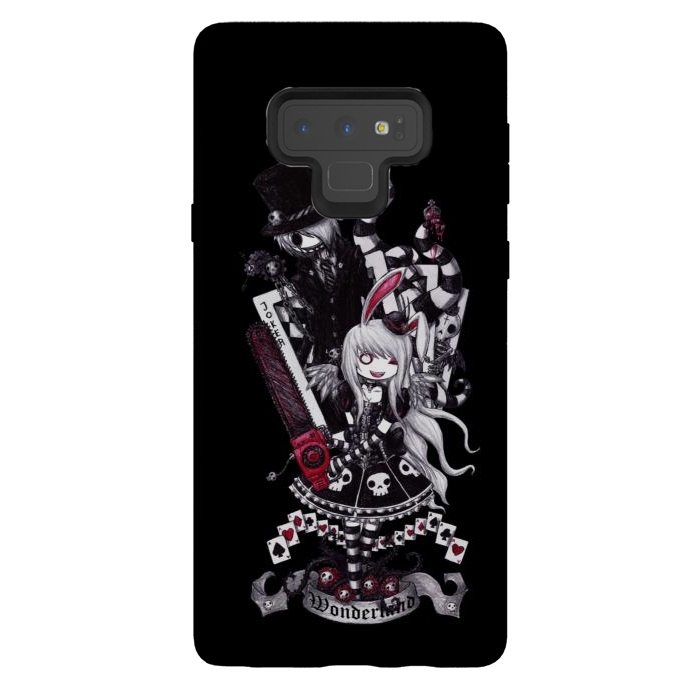 Galaxy Note 9 StrongFit alice in wonderland by haroulita