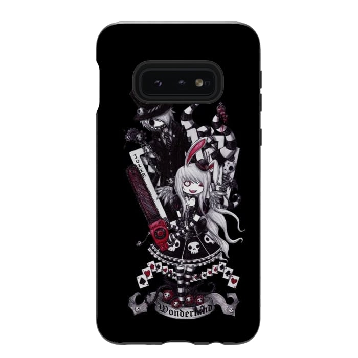 Galaxy S10e StrongFit alice in wonderland by haroulita